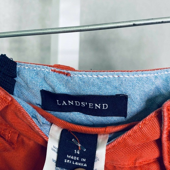 Land's End Pants Flat Front Classic Fit 14 - Picture 3 of 4